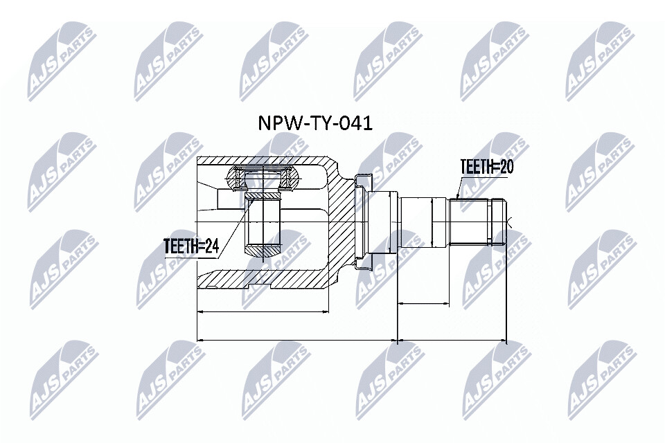 NTY Nivelsarja, vetoakseli NPW-TY-041