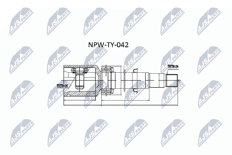 NTY Nivelsarja, vetoakseli NPW-TY-042