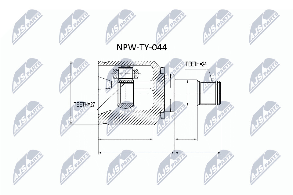 NTY Nivelsarja, vetoakseli NPW-TY-044