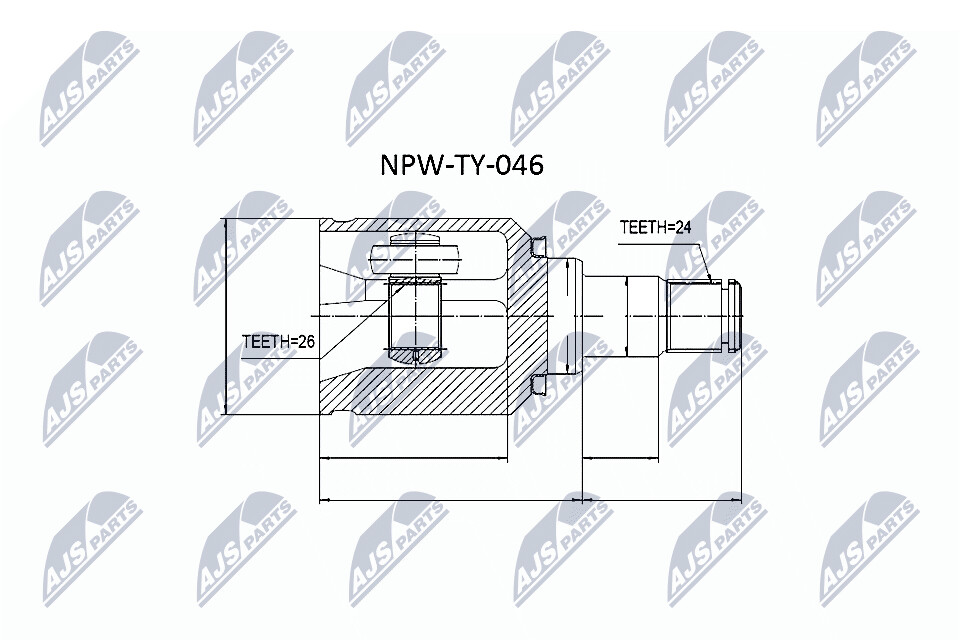 NTY Nivelsarja, vetoakseli NPW-TY-046