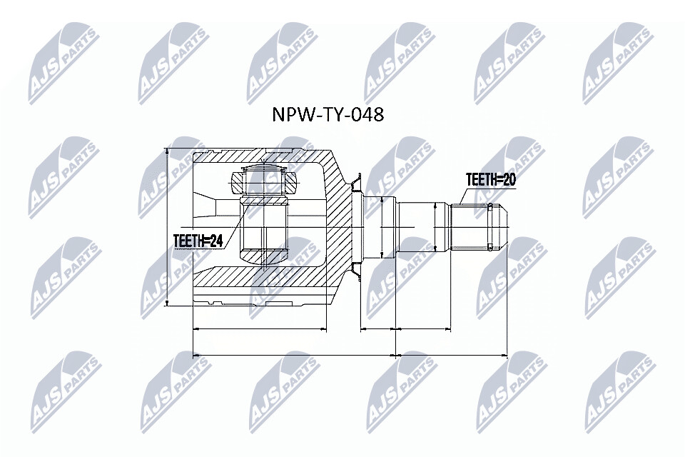 NTY Nivelsarja, vetoakseli NPW-TY-048