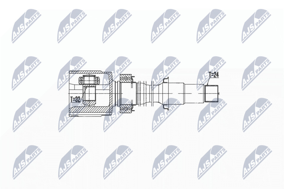 NTY Nivelsarja, vetoakseli NPW-TY-084