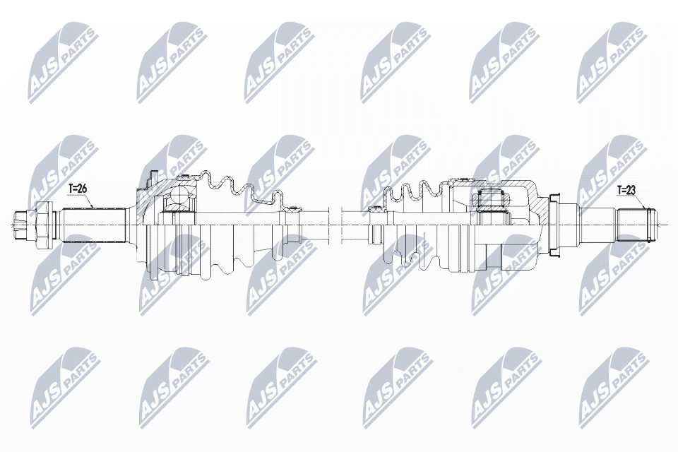 NTY Vetoakseli NPW-TY-115