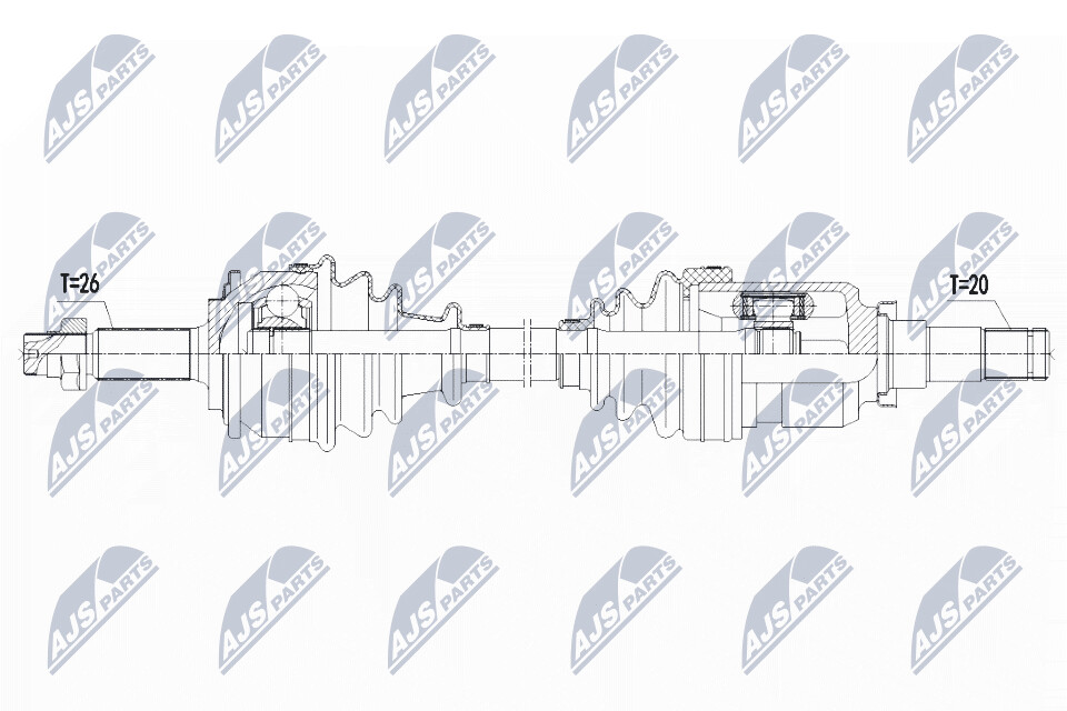 NTY Vetoakseli NPW-TY-117