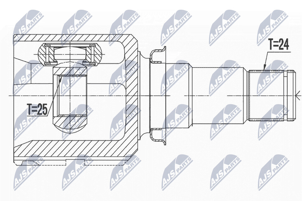 NTY Nivelsarja, vetoakseli NPW-TY-158
