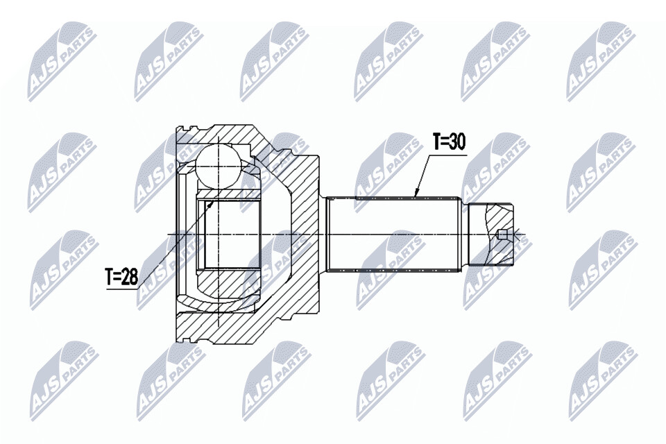 NTY Veovõlli otsa komplekt NPZ-BM-016