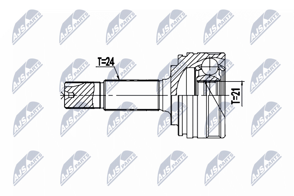 NTY Veovõlli otsa komplekt NPZ-CT-026
