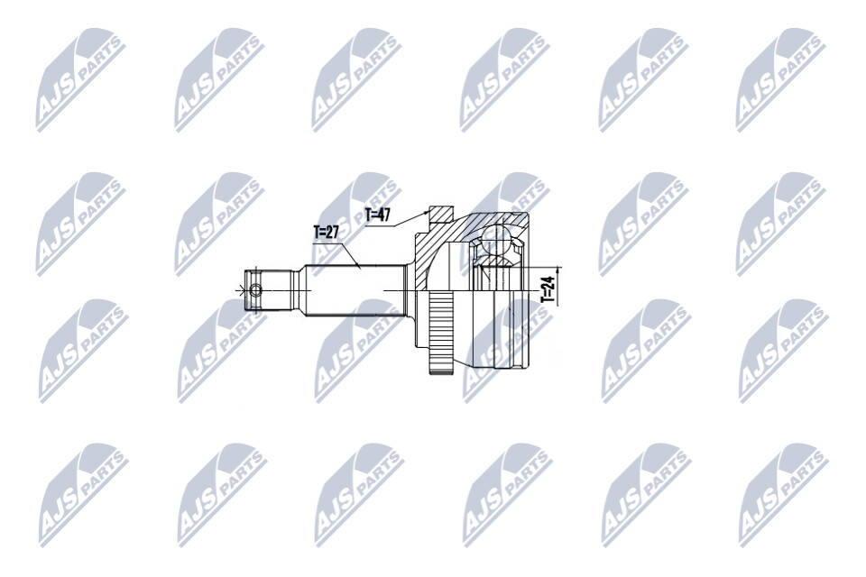 NTY Veovõlli otsa komplekt NPZ-KA-368