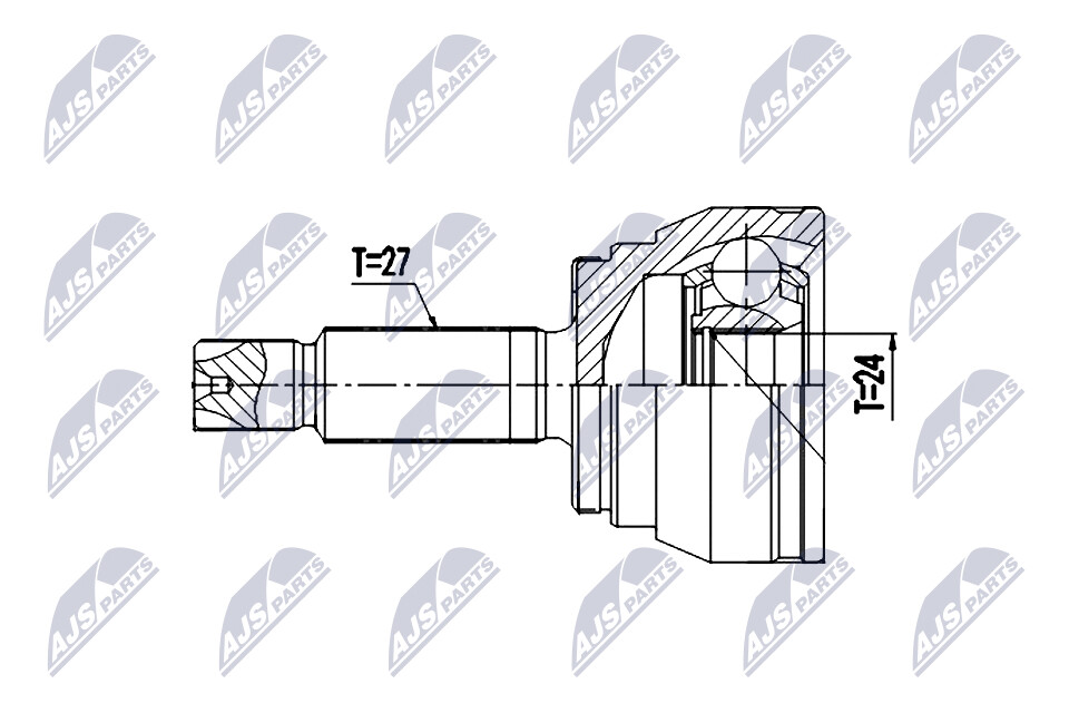 NTY Veovõlli otsa komplekt NPZ-KA-369