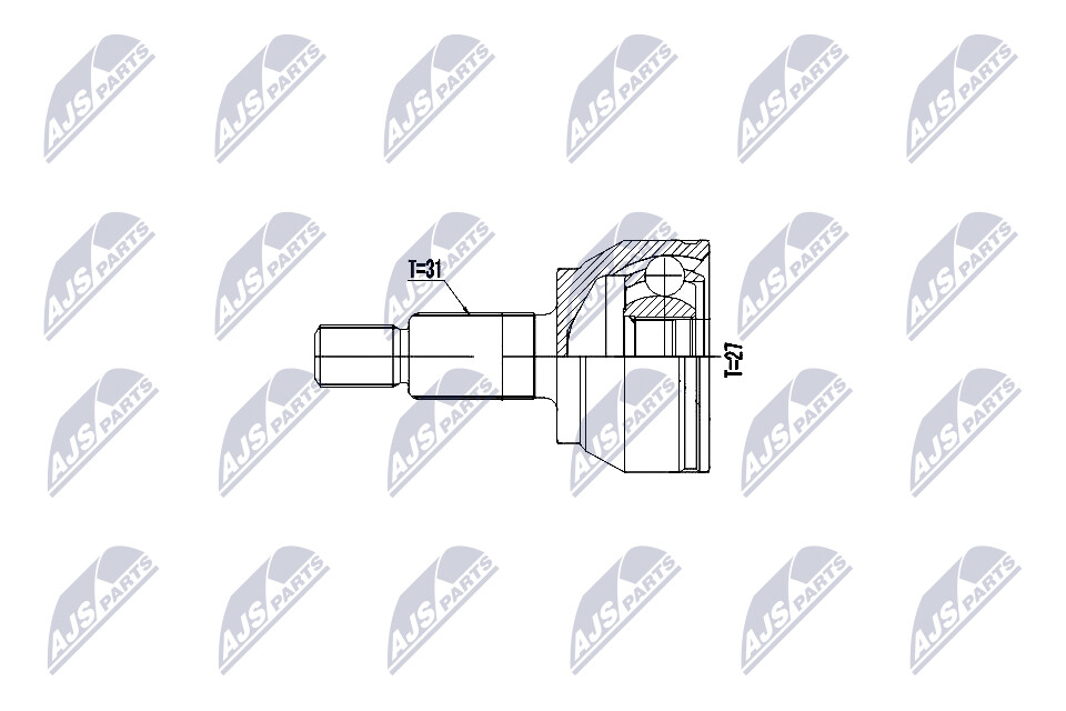 NTY Ledsats, drivaxel NPZ-LR-019