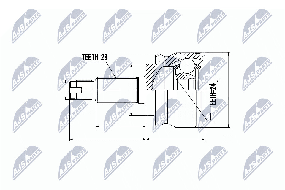 NTY Veovõlli otsa komplekt NPZ-SU-032
