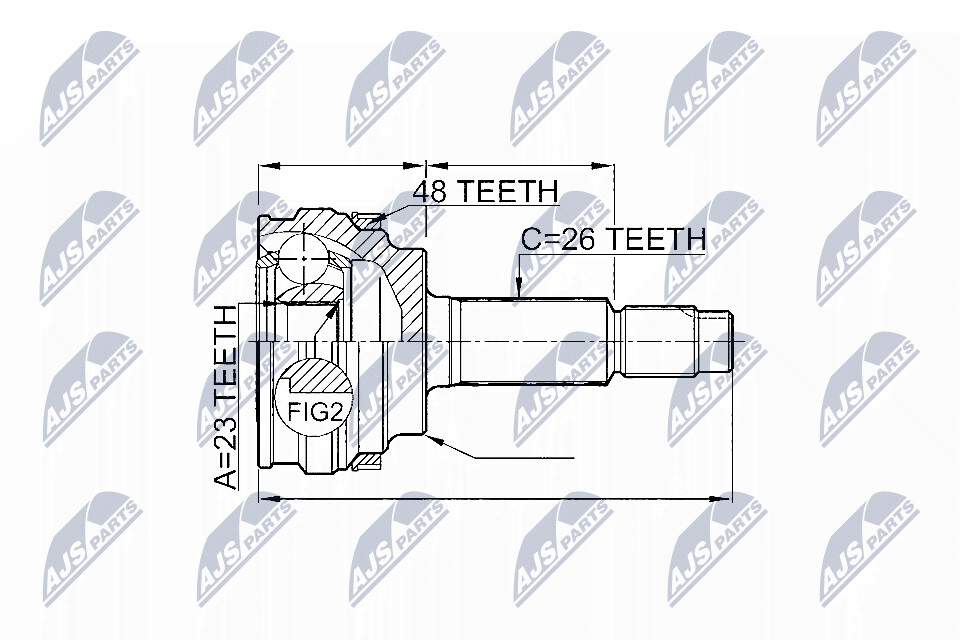 NTY Nivelsarja, vetoakseli NPZ-TY-004