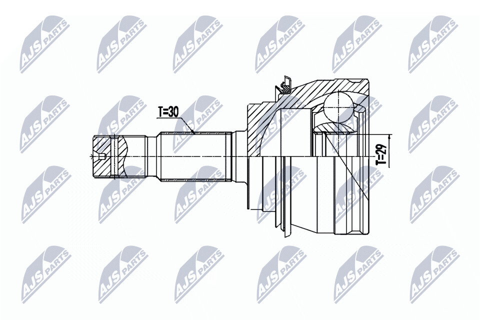 NTY Veovõlli otsa komplekt NPZ-TY-102