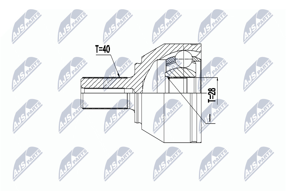 NTY Veovõlli otsa komplekt NPZ-VV-024